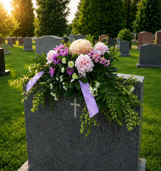 Everbloom Memorials Saddle