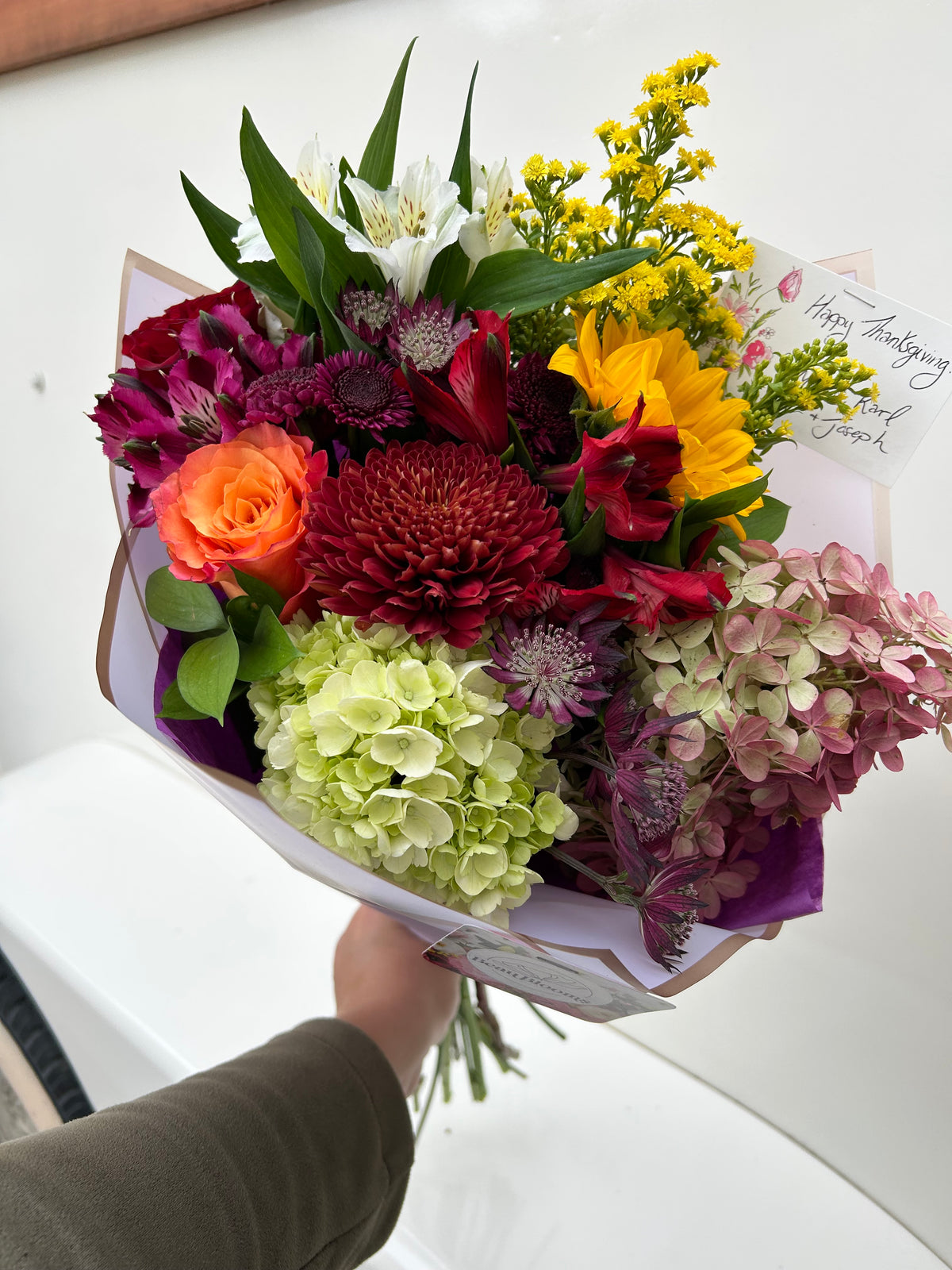 Autumn Table Arrangement